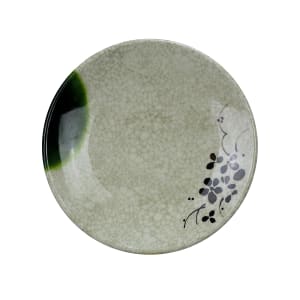 614-HO1712 12" Round Melamine Plate, Beige