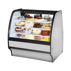 598-TGMR48SCSCSW 48 1/4" Full Service Bakery Case w/ Curved Glass - (4) Levels, 115v