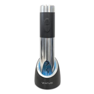 722-V9046 Electric Wine Bottle Opener w/ Foil Cutter