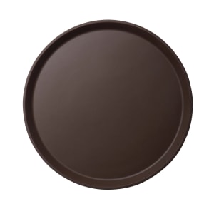 144-1400CT138 14" Round Camtread Serving Tray - Fiberglass, Tavern Tan