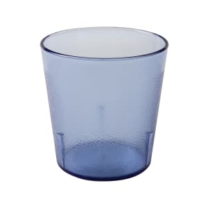 144-900P401 9 7/10 oz Slate Blue Textured Plastic Tumbler