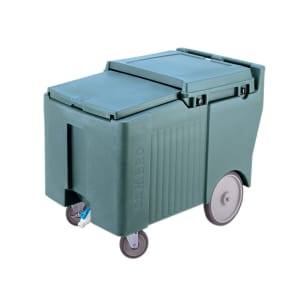144-ICS175LB401 175 lb Insulated Mobile Ice Caddy - Plastic, Slate Blue