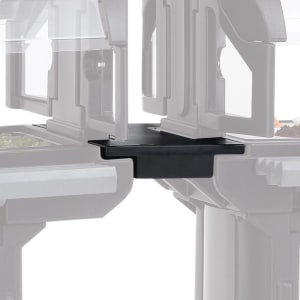 144-VBRC110 27" Straight Connector for Versa Food Bar, Black
