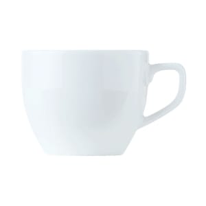 192-150230230 8 3/4 oz Empire Porcelain Cup - Bright White