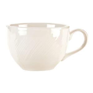 192-BO1152 8 oz Basics Orbis Eared-Handle Cup - Porcelain, Bright White