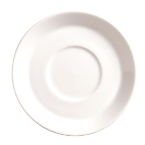 192-SYW5 4 3/4" Round Espresso Saucer - Ultra Bright White