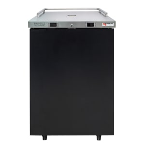 711-MDD23WLTE 25" Dual Zone Wine Dispenser w/ (4) 1/6 Size Keg Capacity - No Tap Kit, Black, 115v