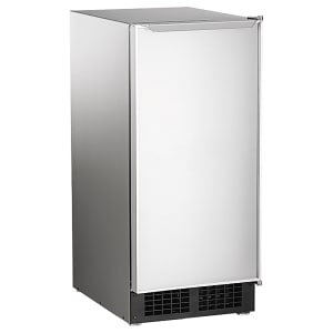 044-DCE33PA1SSD 15"W Top Hat Undercounter Ice Machine - 30 lbs/day, Air Cooled, Pump Drain, 115v