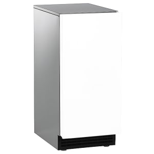044-SCCP30MA1SU 14 7/8"W Top Hat Undercounter Ice Machine - 30 lbs/day, Air Cooled, Pump Drain, 115v