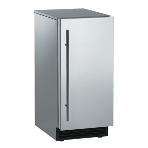 044-SCCP50M1SS 14 7/8"W Top Hat Undercounter Ice Machine - 65 lbs/day, Air Cooled, Pump Drain, 115v