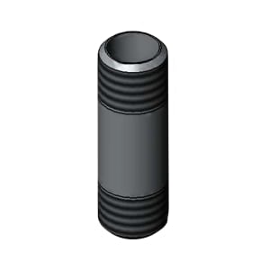 064-00035740 Nipple, 3/8" x 2", Chrome Plated Brass