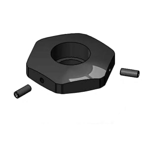 064-00112620 Heat Resistant Handle w/ (2) Set Screws, Black