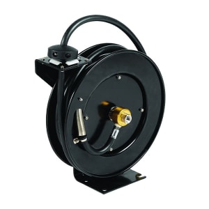 064-5HR232 Open Hose Reel, 35 ft of 3/8"Diameter, Powder Coated Steel