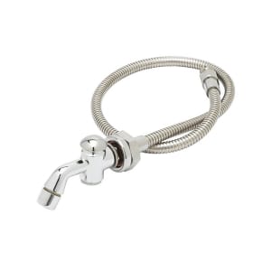064-B0101BKF Push Button Spray Valve, 36"Deck Flange, Stainless Flex Hose