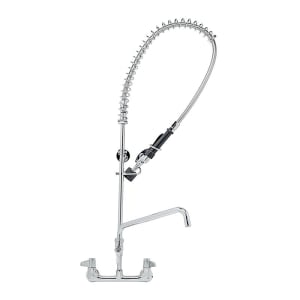 064-5PR8W12C 35 11/16"H Wall Mount Pre Rinse Faucet - 1 1/5 GPM, Base with Nozzle