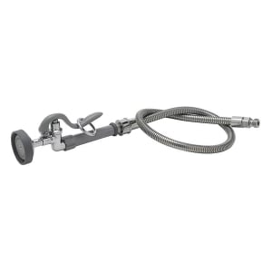 064-B0100SWV Pre-Rinse Spray Valve w/ 44" Flexible Hose, Swivel, Stainless