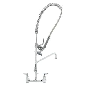 064-B0133ADF12B 37 9/16"H Wall Mount Pre Rinse Faucet - 1.15 GPM, Base with Nozzle 