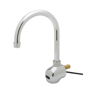 064-5EF1DWG Wall Mount Sensor Faucet - Single Hole, 6 3/8" Spread Spout, 100-240v/1ph