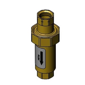 064-00784245 Dual Check Valve Backflow Preventer, 1/2" NPT Female