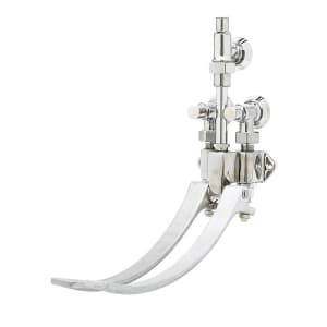 064-B050401 Double Pedal Wall Mounted Valve, 2 1/2 Centers, Angle Loose Key Stop