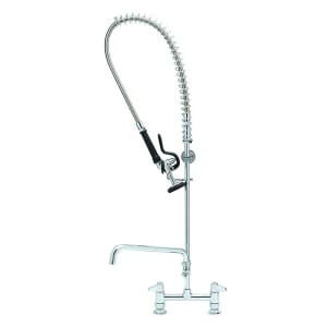 064-5PR8D12 38 5/16"H Deck Mount Pre Rinse Faucet - 1 21/50 GPM, Base with Nozzle