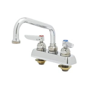 064-B1110 Deck Mount Faucet - 6" Swing Spout, 4" Centers