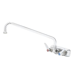 T&S B-1117 Splash Mount Faucet - 10&quot; Swing Spout, 4&quot; Centers