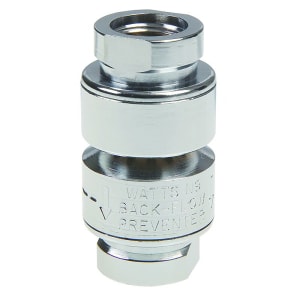 064-B0970FE Atmospheric Back Flow Preventer, Chrome Plated, 3/8" IPS