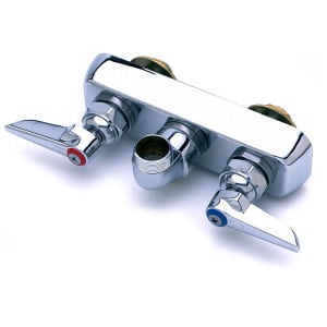 064-B1115LN Faucet Workboard, 1/2" IPS Thread, 4" Centers, Wall Mount