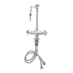 064-BL570008 Lab Mixing Faucet w/ Rigid Breaker Nozzle, Serrated Tip