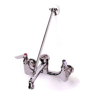 064-B0665BSTP Service Sink Faucet, Vacuum Breaker Nozzle, Polished Chrome