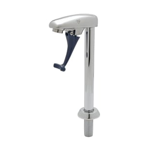 064-B1210 Glass Filler, Pedestal Push Back, Deck Mount, Blue Lexan Arm