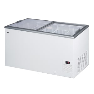 162-NOVA45 53" Stand Alone Ice Cream Freezer w/ Wire Storage Baskets - White, 115v
