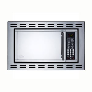 162-OTR24 Built In Microwave Oven w/ Touchpad Controls & Digital Clock, Mirror/Stainless, .9 cu ft
