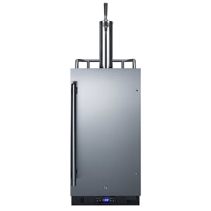 162-SBC15CF 15" Draft Coffee Dispenser - (1) Column, (1) Tap, Black/Stainless, 115v