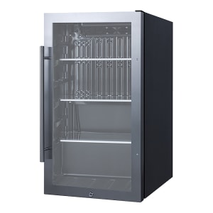 162-SPR488BOS 19" W Indoor/Outdoor Undercounter Refrigerator w/ (1) Glass Door, 115v