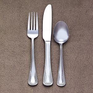 192-129016 6 3/8" Bouillon Spoon with 18/0 Stainless Grade, Reflections Pattern