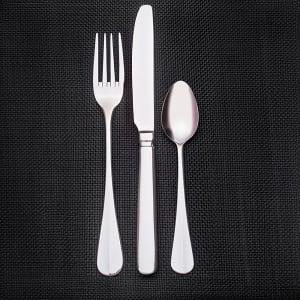 192-213039 8 1/2" Dinner Fork with 18/0 Stainless Grade, Baguette Pattern