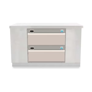 453-VCR2C 34 3/5" Built-In Undercounter Refrigerator/Freezer Combo w/ (2) Drawers - 120v