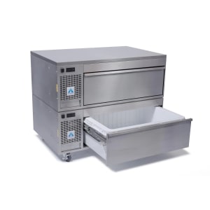 453-VCS2PS 43 3/10" Worktop Refrigerator/Freezer Combo w/ (2) Drawers - 120v