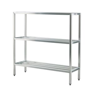 098-1043 60" Heavy-duty Shelving Unit w/ 1500 lb Capacity, Aluminum