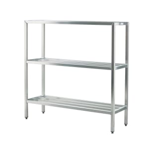 098-1044 72" Heavy-duty Shelving Unit w/ 1500 lb Capacity, Aluminum