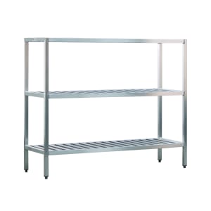 098-1042TB 48" Heavy-duty Shelving Unit w/ 1000 lb Capacity, Aluminum