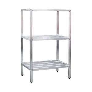 098-1045 36" Heavy-duty Shelving Unit w/ 1500 lb Capacity, Aluminum
