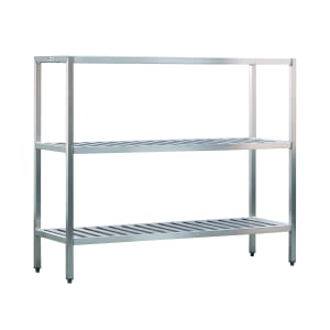 098-1047TB 60" Heavy-duty Shelving Unit w/ 1000 lb Capacity, Aluminum