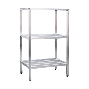 098-1051 42" Heavy-duty Shelving Unit w/ 1500 lb Capacity, Aluminum