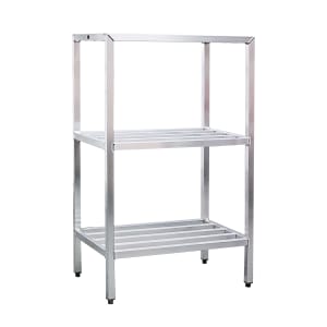 098-1047 60" Heavy-duty Shelving Unit w/ 1500 lb Capacity, Aluminum