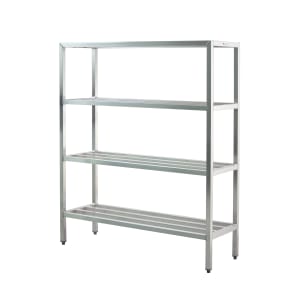 098-1063 60" Heavy-duty Shelving Unit w/ 1500 lb Capacity, Aluminum