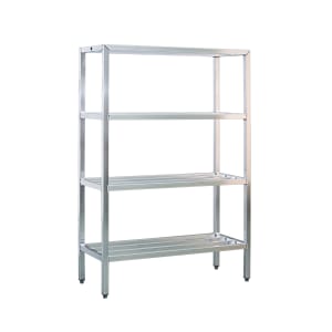 098-1064 72" Heavy-duty Shelving Unit w/ 1500 lb Capacity, Aluminum