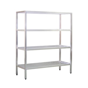 098-1065 36" Heavy-duty Shelving Unit w/ 1500 lb Capacity, Aluminum